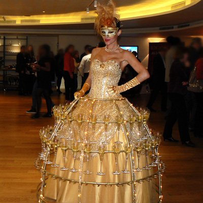 Animation Inauguration CHATEAUFORM Lady Champagne