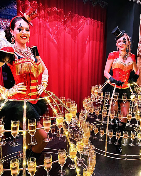 Une expérience inoubliable avec nos Robes à Champagne sur le thème Circus